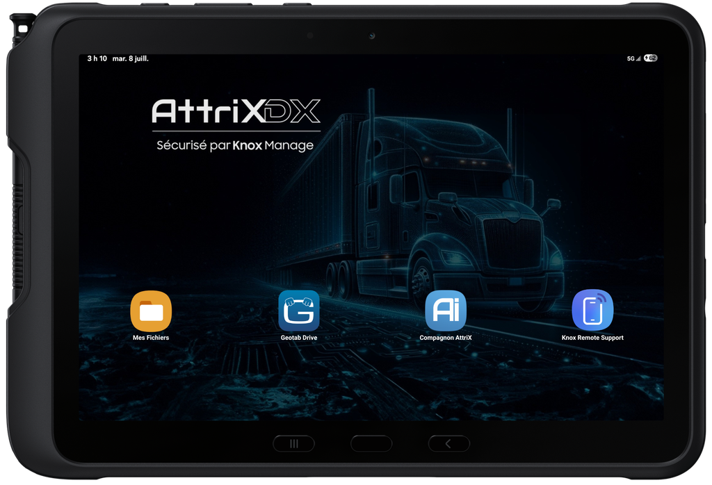 Terminal Chauffeur DX5 Pro (10.1") avec garantie totale de 3 ans (EE)