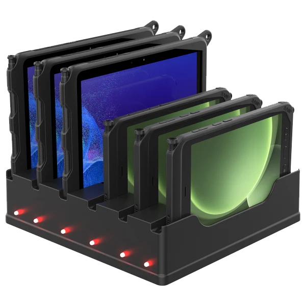 RAM® Mounts - Station d'accueil à 6 ports pour les Terminaux DX, DX5 et DX4 Pro (RAM-DOCK-6G8PU)